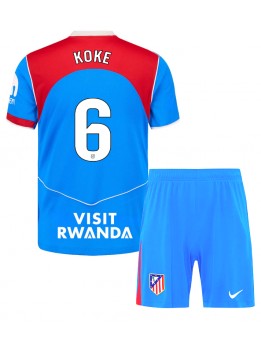 Atletico Madrid Koke #6 Replika Tredje Kläder Barn 2025-26 Kortärmad (+ byxor)